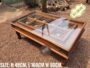 Brass Carved Coffee Table