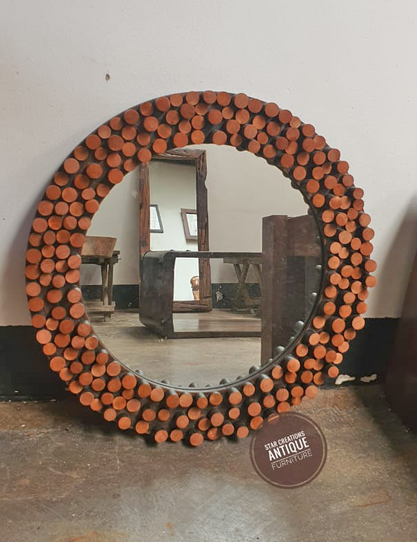 Brown Rose Mirror