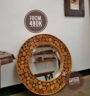 Round Gum Pole Mirror