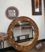 Round Gum Pole Mirror
