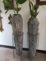 Musambya Distressed Planters + Stand