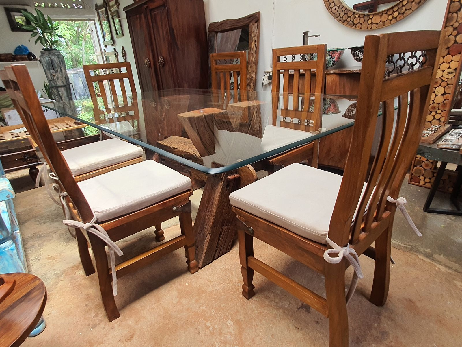 X Sleeper Dining set, 6 seater