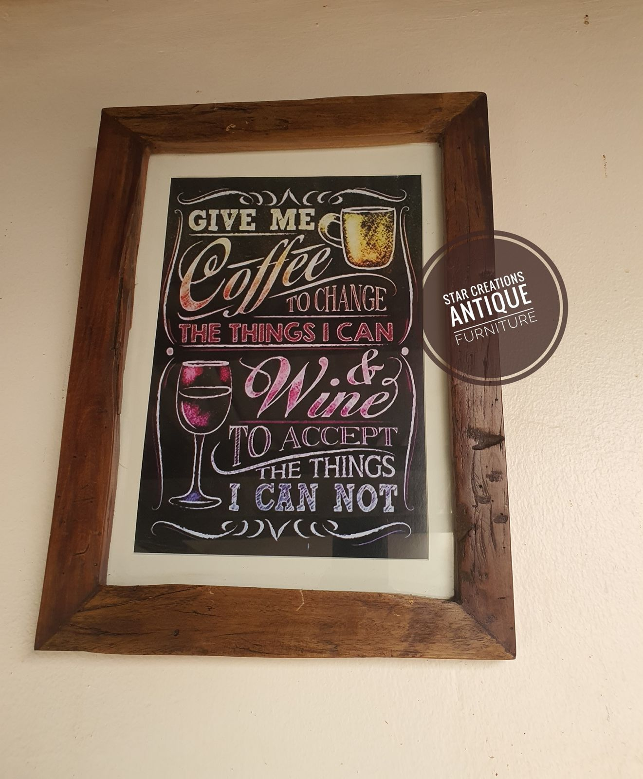 Give me Coffee A4 Frame
