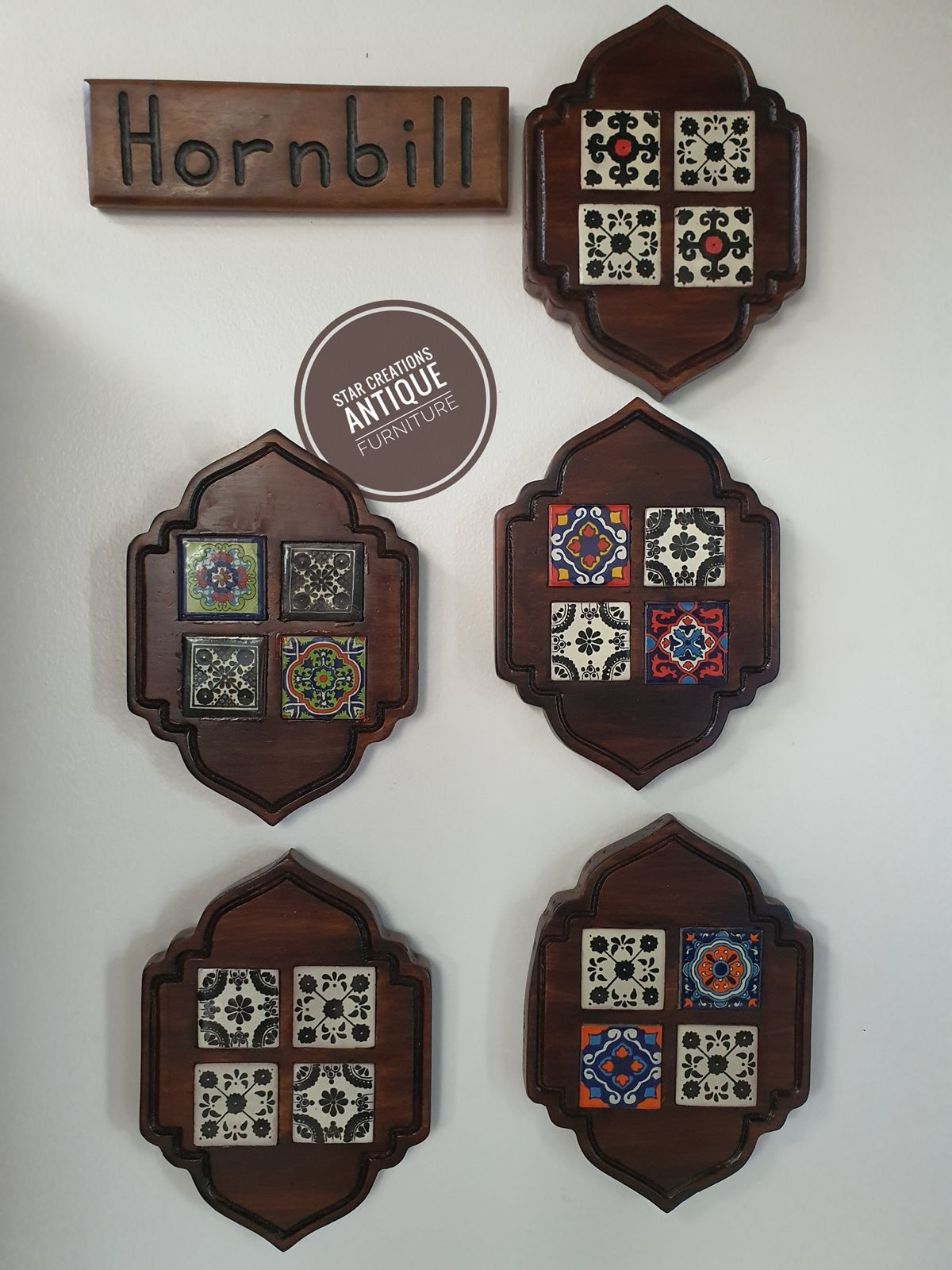 Mango Wood Tile frames